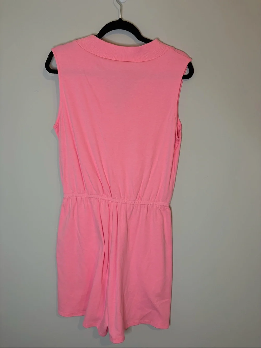 Zenana Outfitters Pink Sleeveless V-Neck Women’s Romper Size L